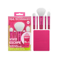 Real Techniques Vivid Escape Glow-To-Go Juego de brochas de maquill...