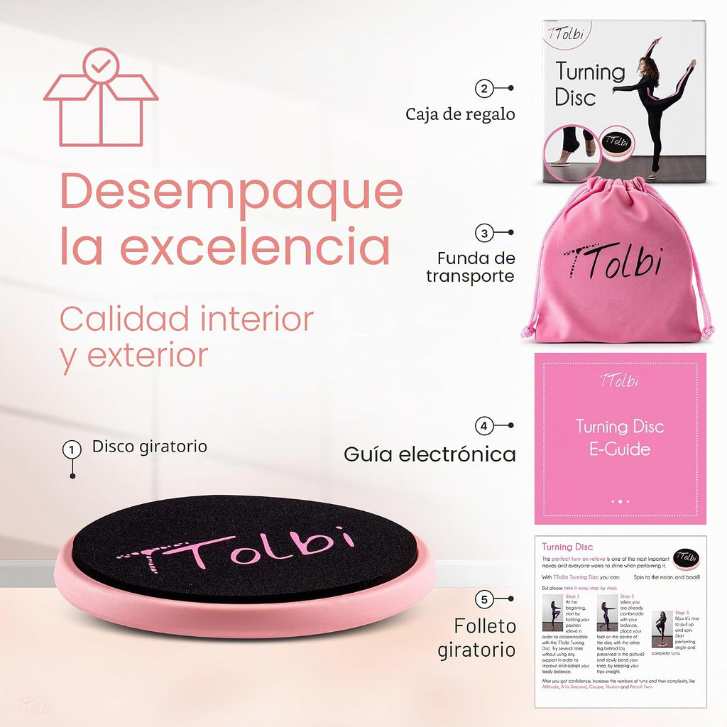 Tablas giratorias prémium para bailarines \u2013 Mejora los giros,...