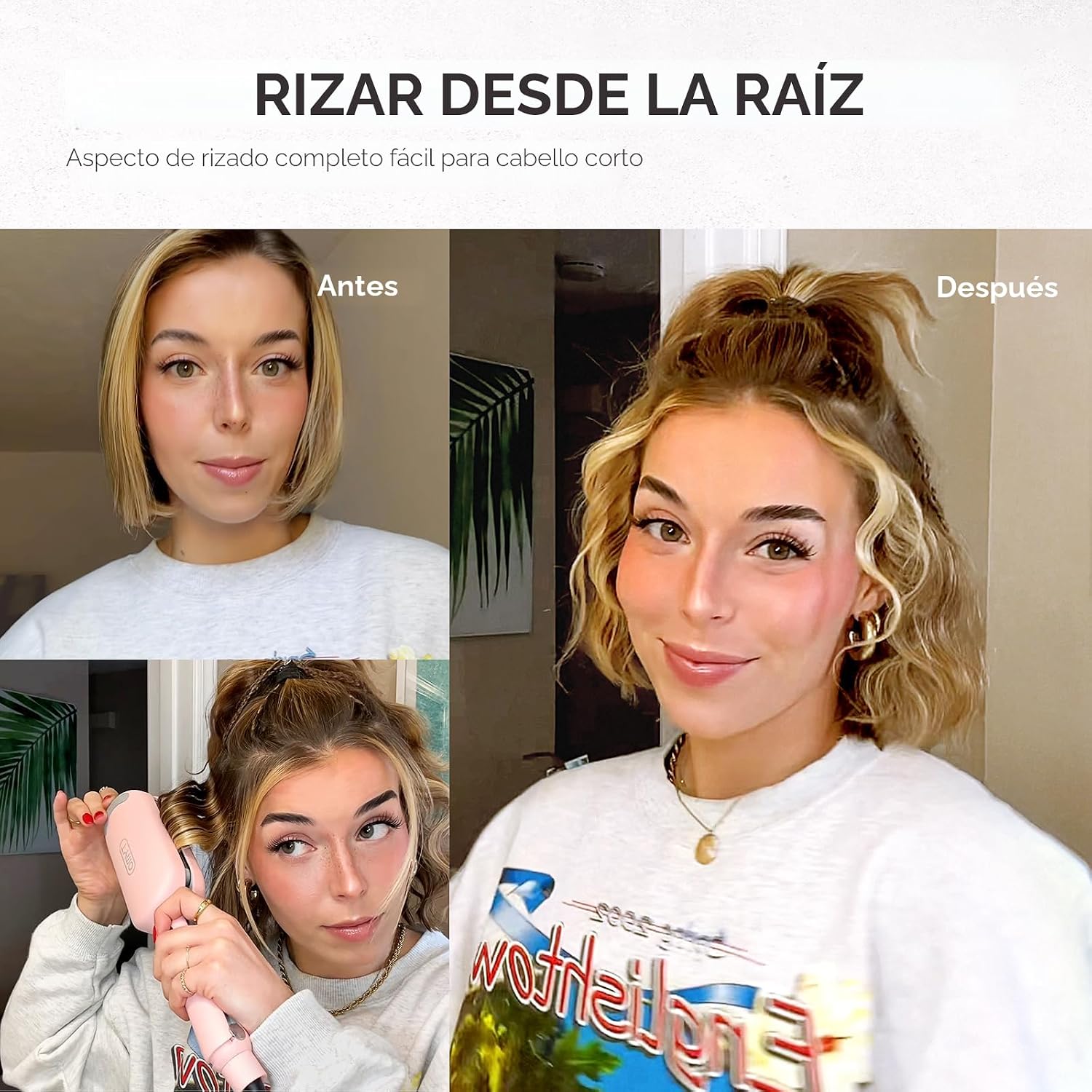Rizador de Cabello Ondulador de TYMO ROVY - Varita Onduladora de Pl...