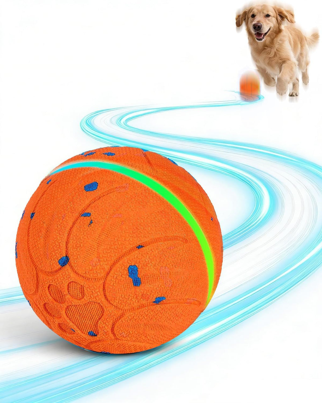 osou Juguetes interactivos inteligentes para perros, pelota de perr...