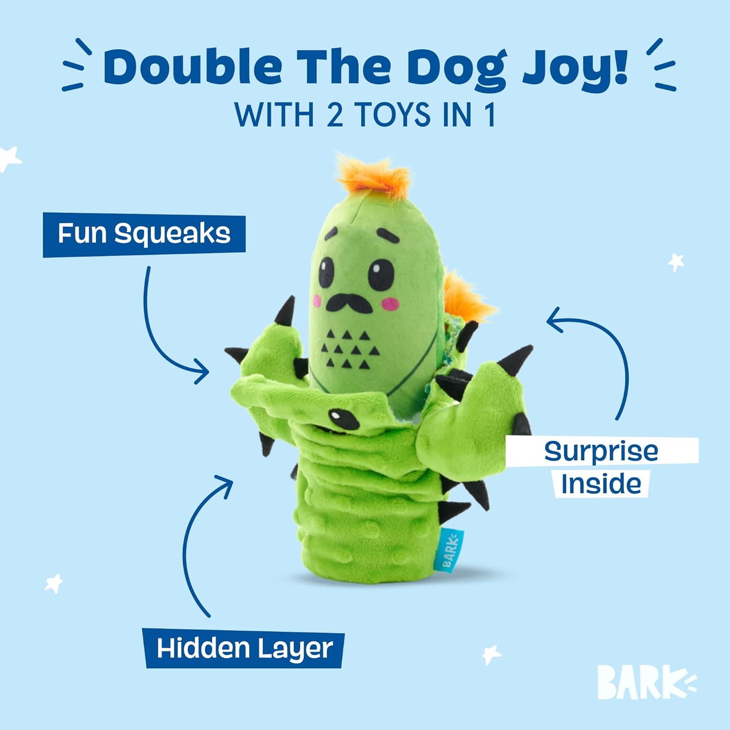 Barkbox Juguete interactivo 2 en 1 de peluche para perros \u2013 Ju...