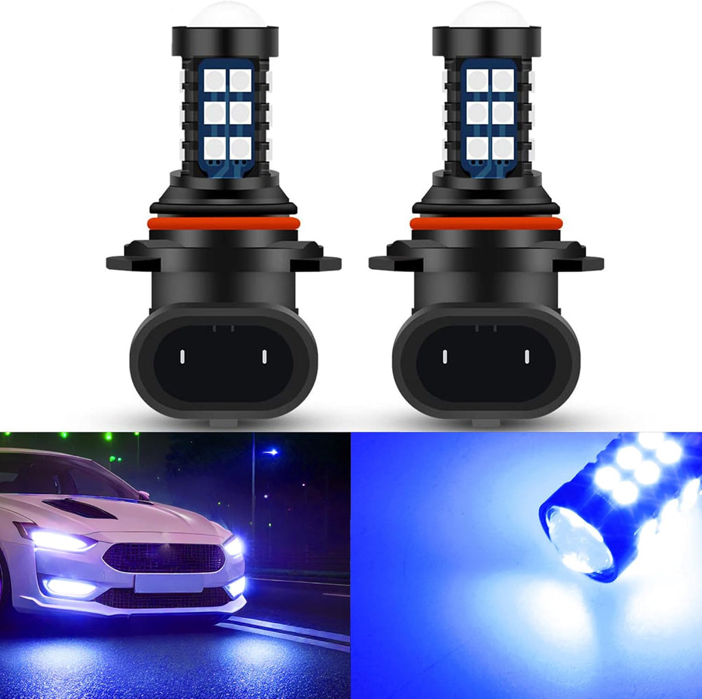 GLOFE 9005 9006 HB3 HB4 Bombillas LED 10000K Azul Profundo H10 Xtre...