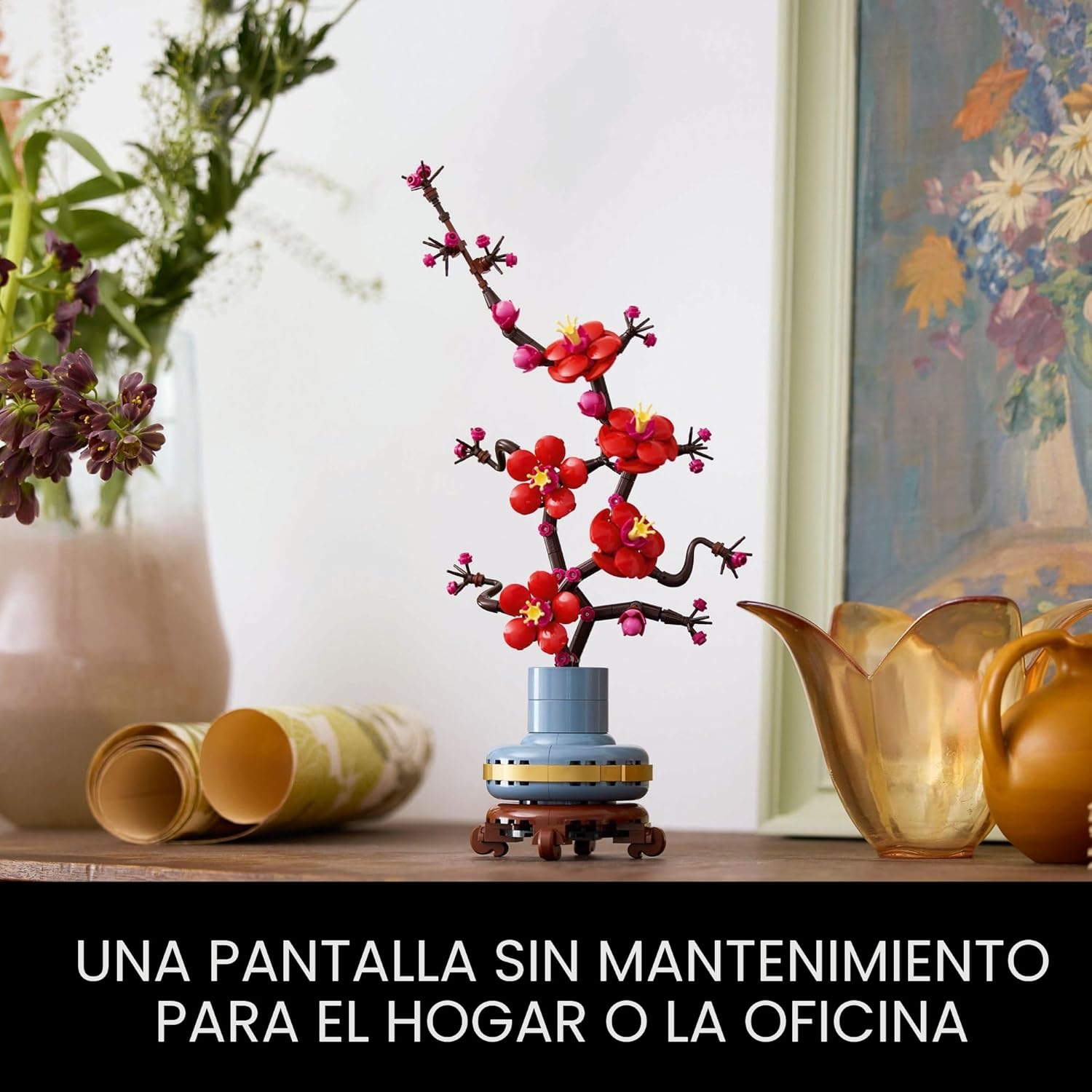 LEGO Botanicals - Juegos de construcción de flores de ciruela artif...