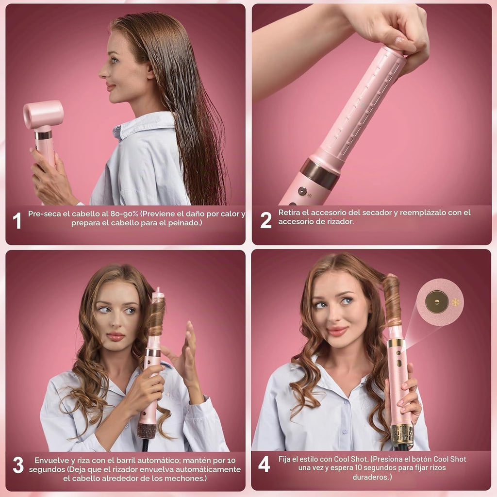 Mythsight StyleVibe - Estilizador de aire 6 en 1, secador de pelo y...