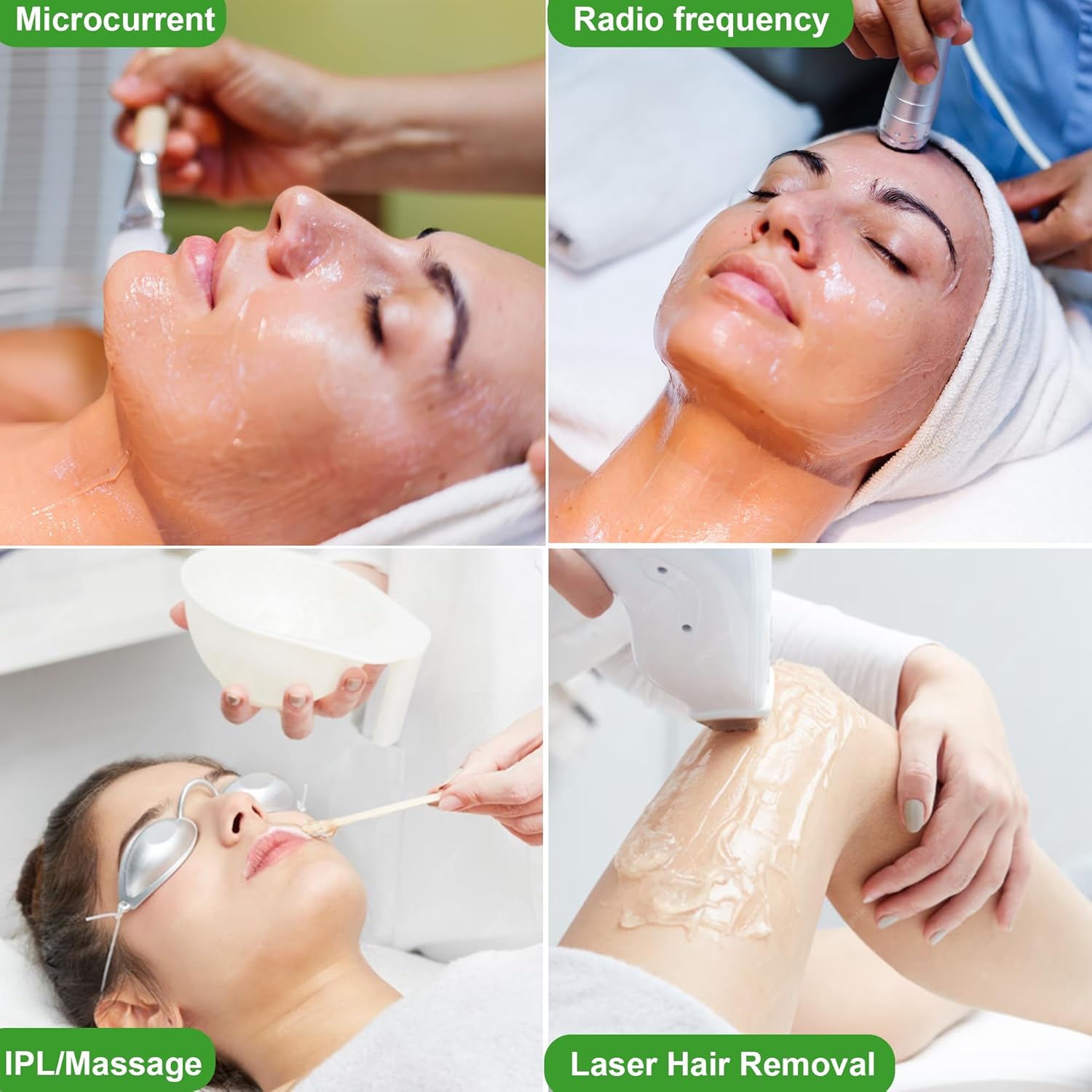 Gel conductor de aloe vera de 84 onzas líquidas para dispositivo fa...