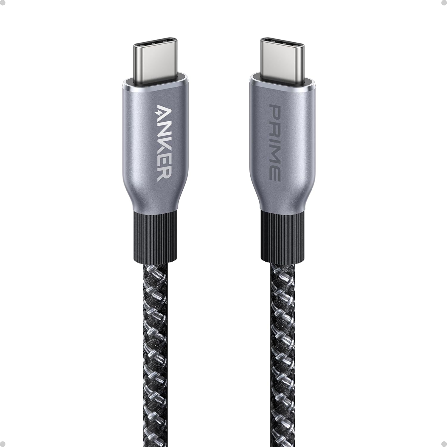 Anker Prime - Cable USB C a USB C, cable de carga rápida de 240 W,...