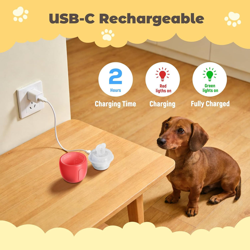 COPHCY Juguetes interactivos para perros, juguete automático para p...
