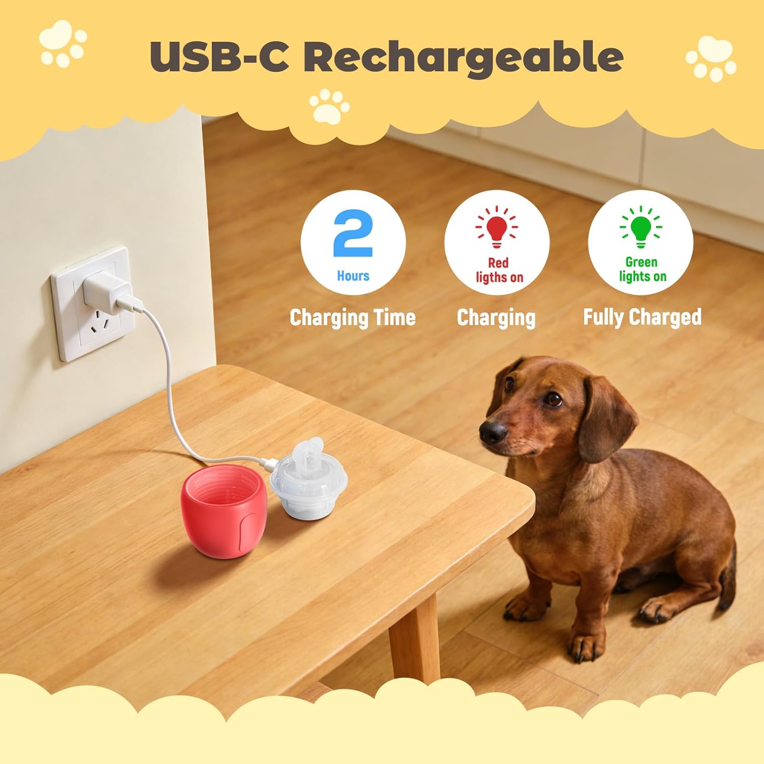COPHCY Juguetes interactivos para perros, juguete automático para p...