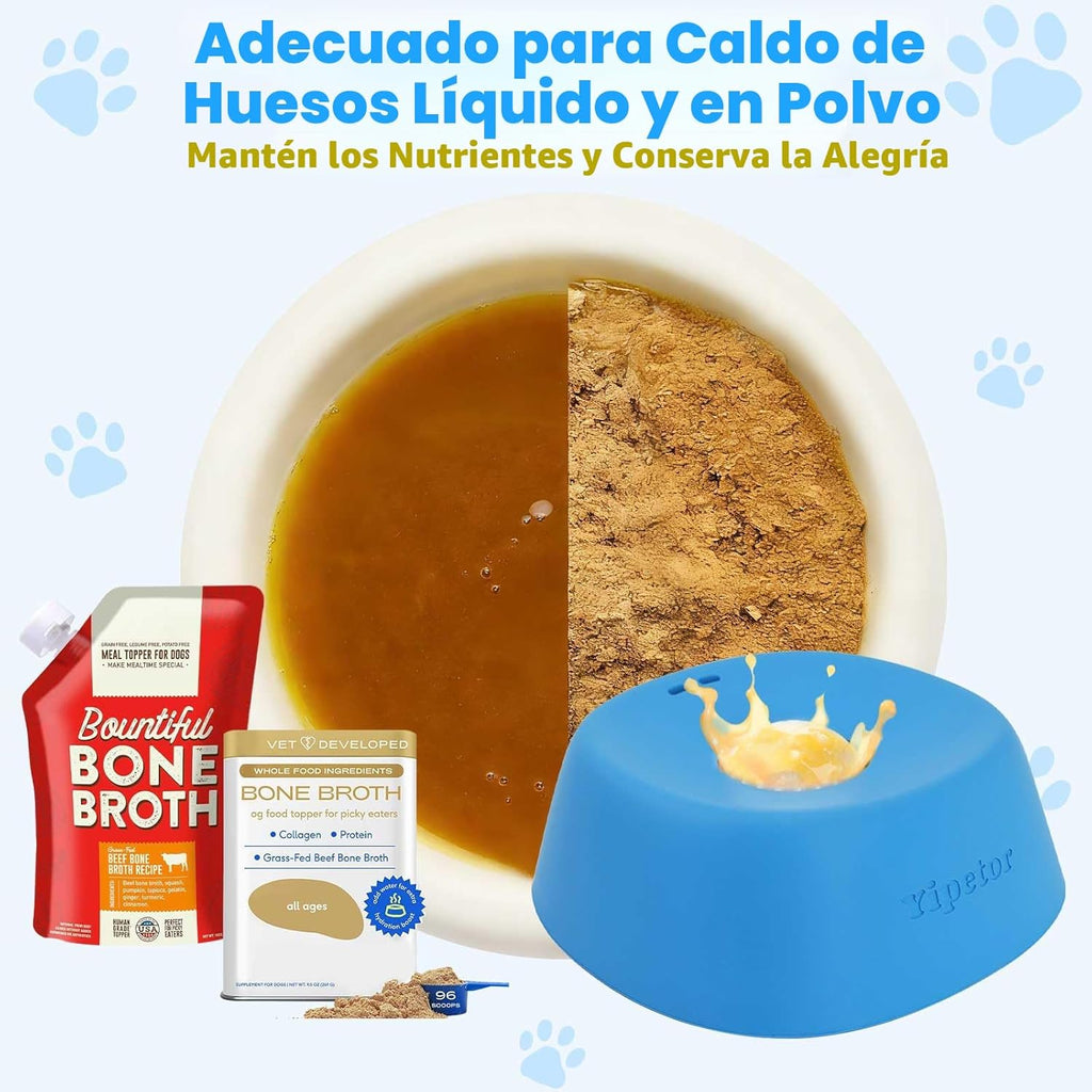 Yipetor Cuencos de alimentación lenta para perros para golosinas lí...