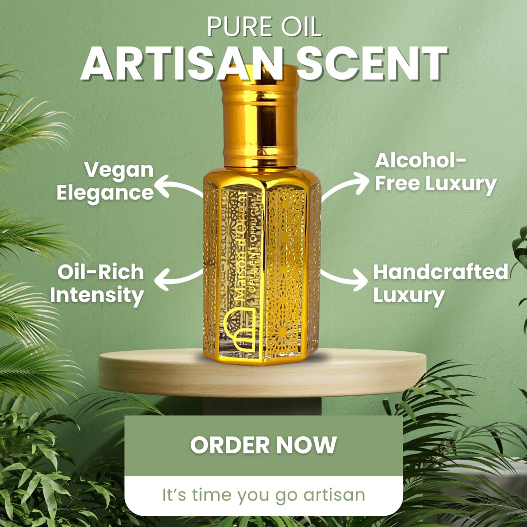 Orient Oud - Aceite de perfume de 0.4 fl oz para mujeres y hombres...