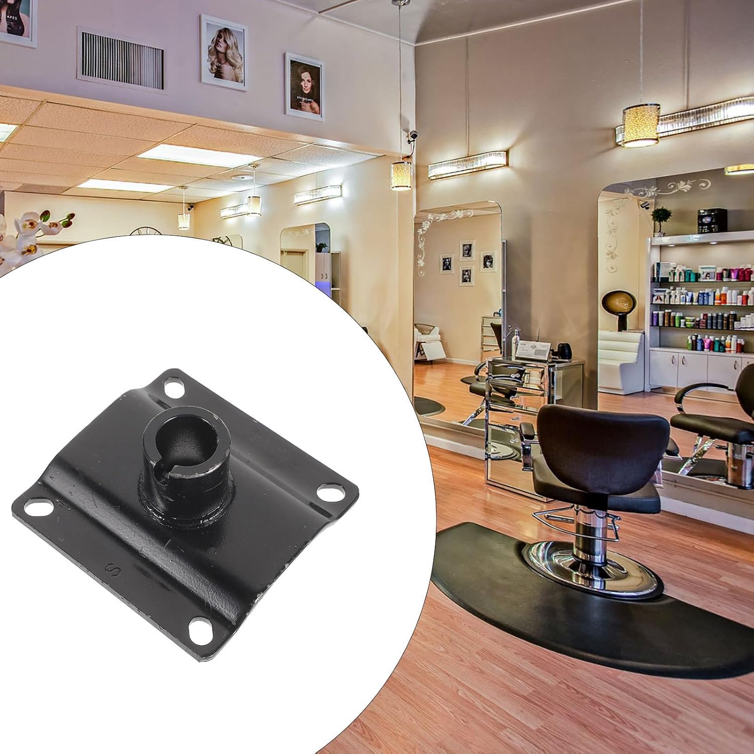 Luxshiny Accesorios para silla de peluquero, pieza de reparación de...