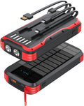 MINRISE Cargador solar, cargador portátil de 40000 mAh, PD de 20 W,...