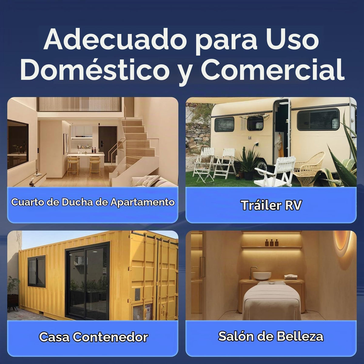 Calentador de agua eléctrico sin tanque Ranein de 13 kW, máx. 3,1 G...