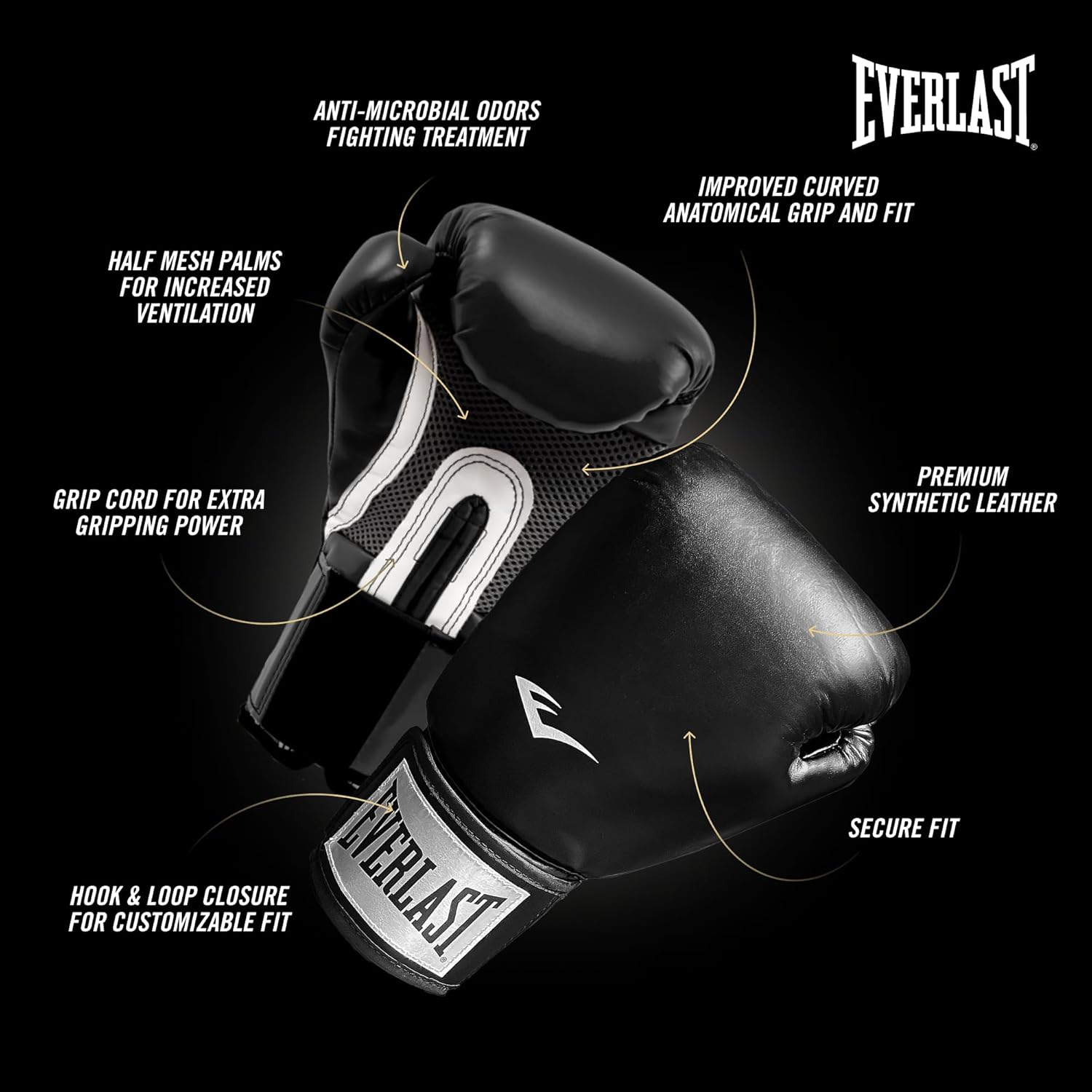Everlast Prostyle 2 Guantes de boxeo juveniles, guantes de entrenam...