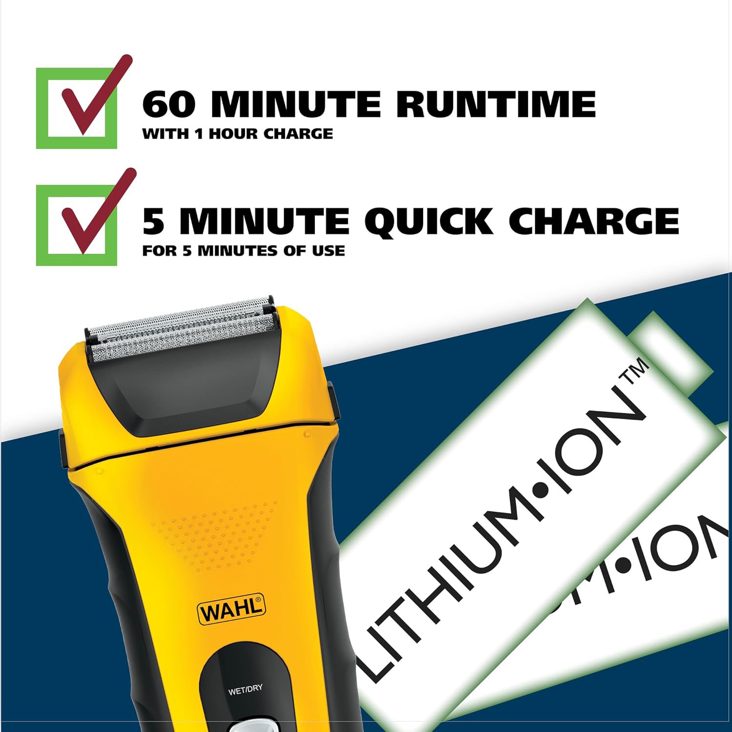 Wahl Lifeproof - Afeitadora de papel de iones de litio \u2013 Maqui...