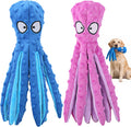 HGB Juguetes chirriantes para perros, pulpo sin relleno, juguetes g...