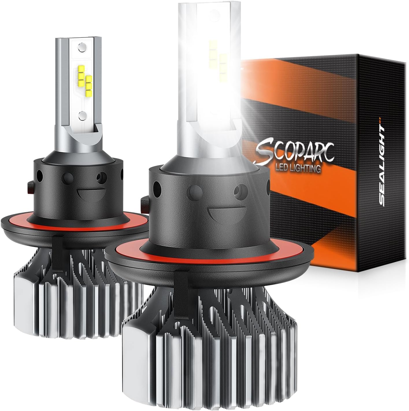 SEALIGHT - Bombilla LED H13 de 80000 lm, súper brillante, 6500 K, c...