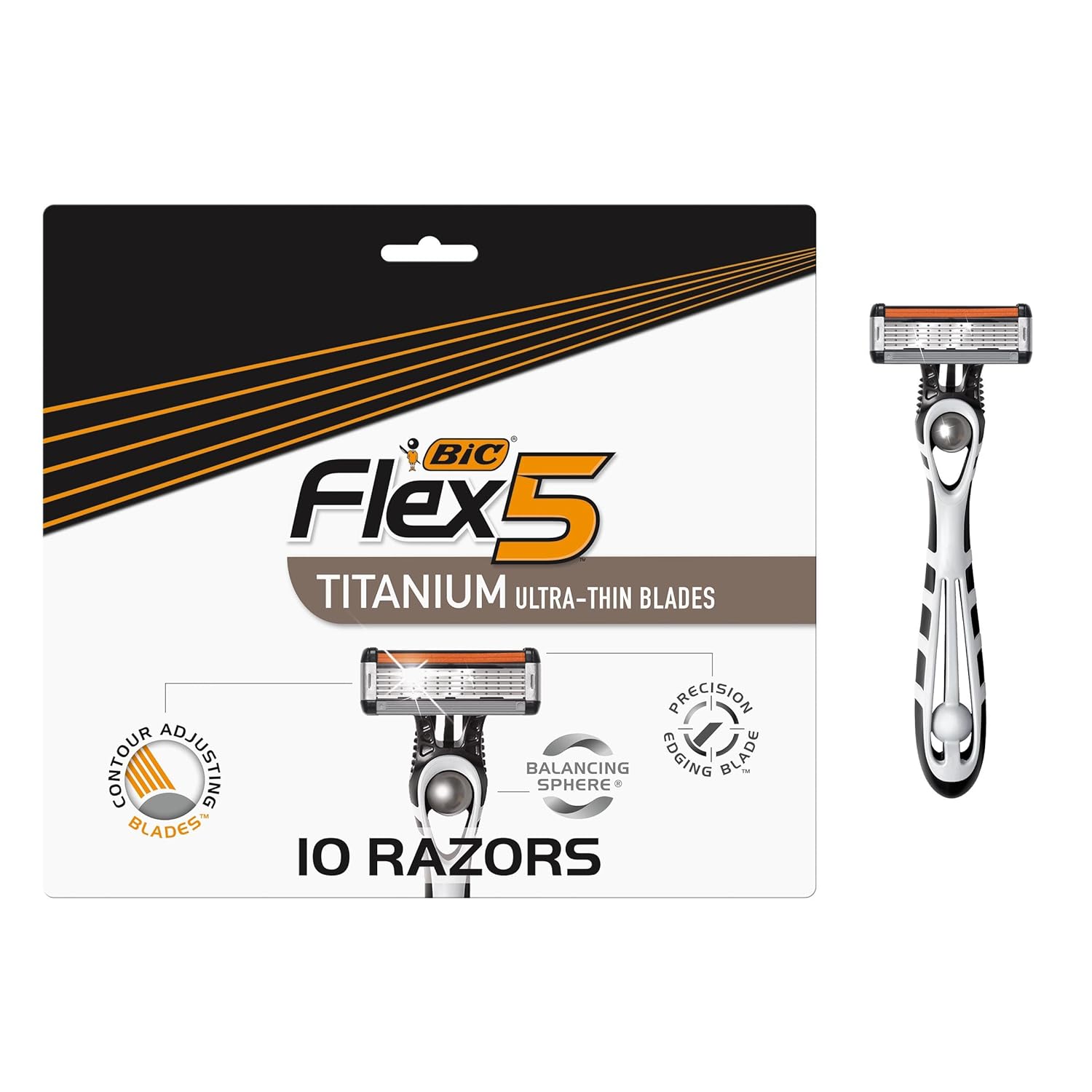 BIC Flex 5 - Maquinillas de afeitar desechables de 5 cuchillas para...