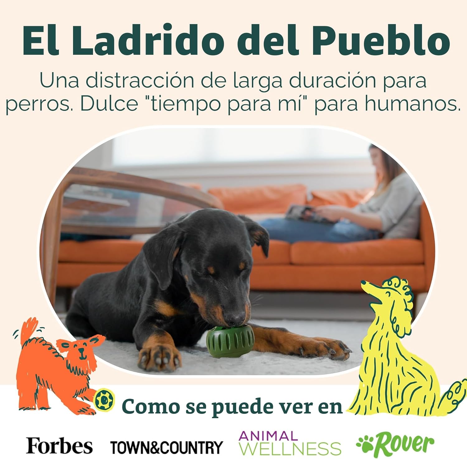 WOOF Paquete de iniciación \u2013 Juguetes interactivos para perros...