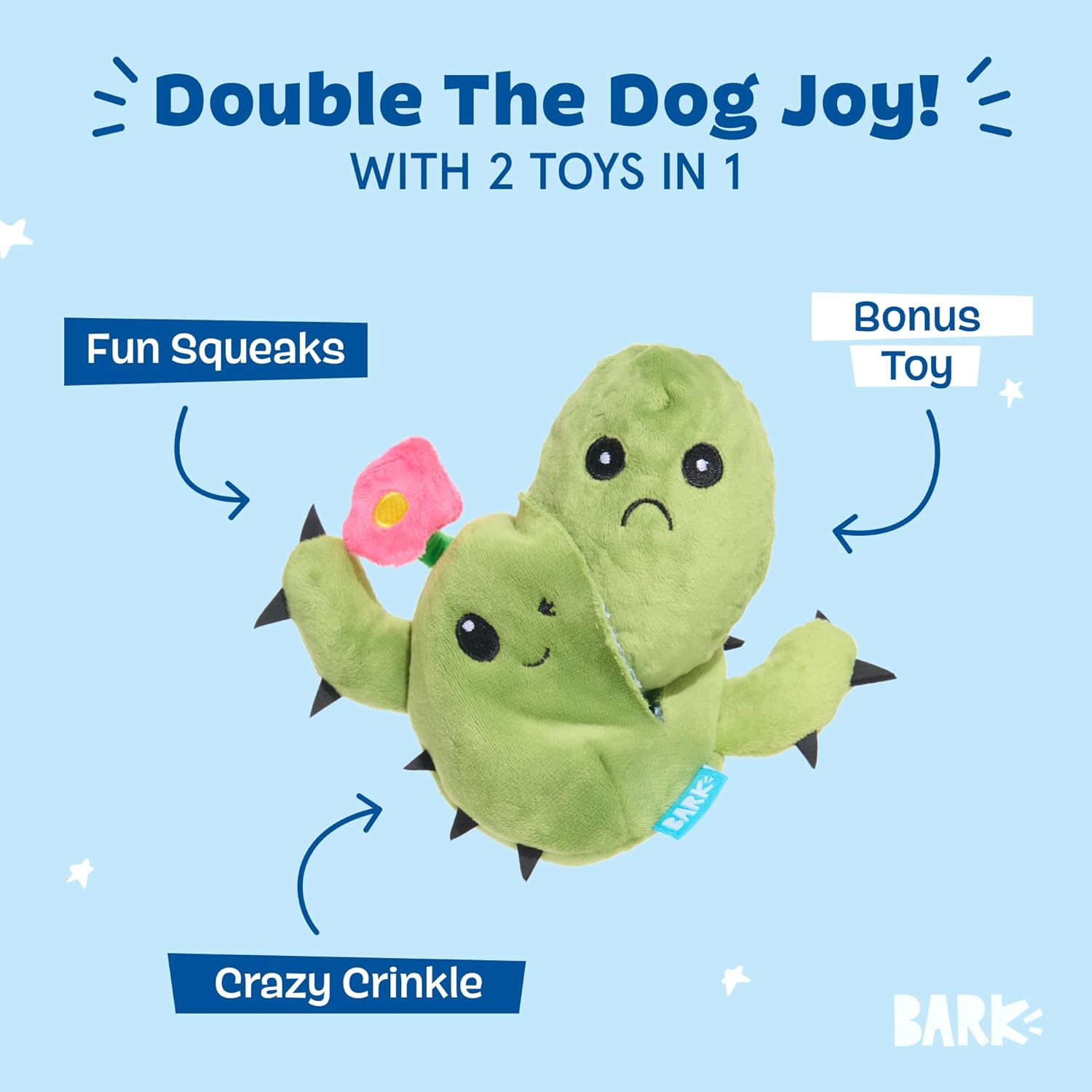 Barkbox Juguete interactivo 2 en 1 de peluche para perros \u2013 Ju...