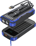 MINRISE Cargador solar, cargador portátil de 40000 mAh, PD de 20 W,...