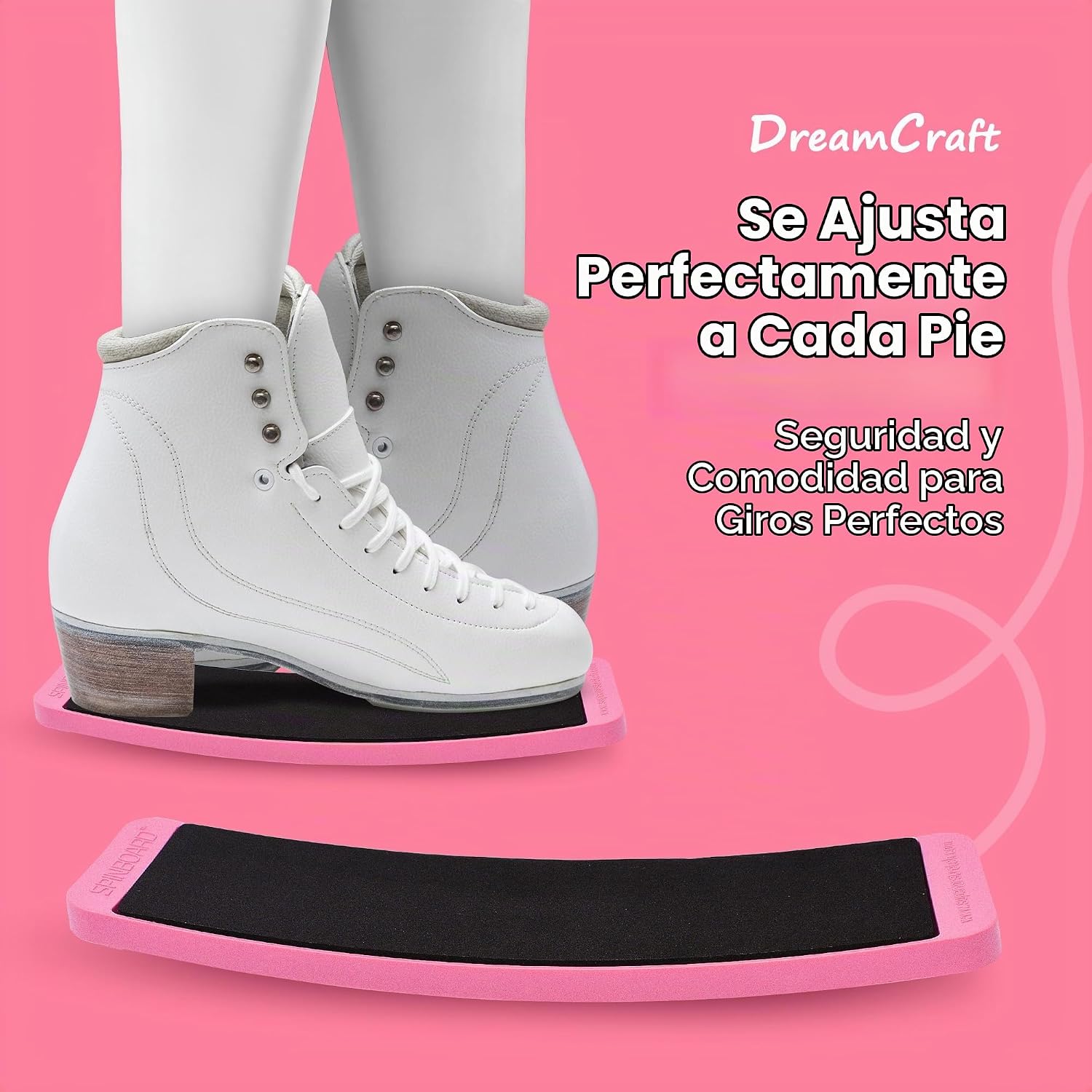 DreamCraft Patín giratorio para patinaje artístico, tabla giratoria...