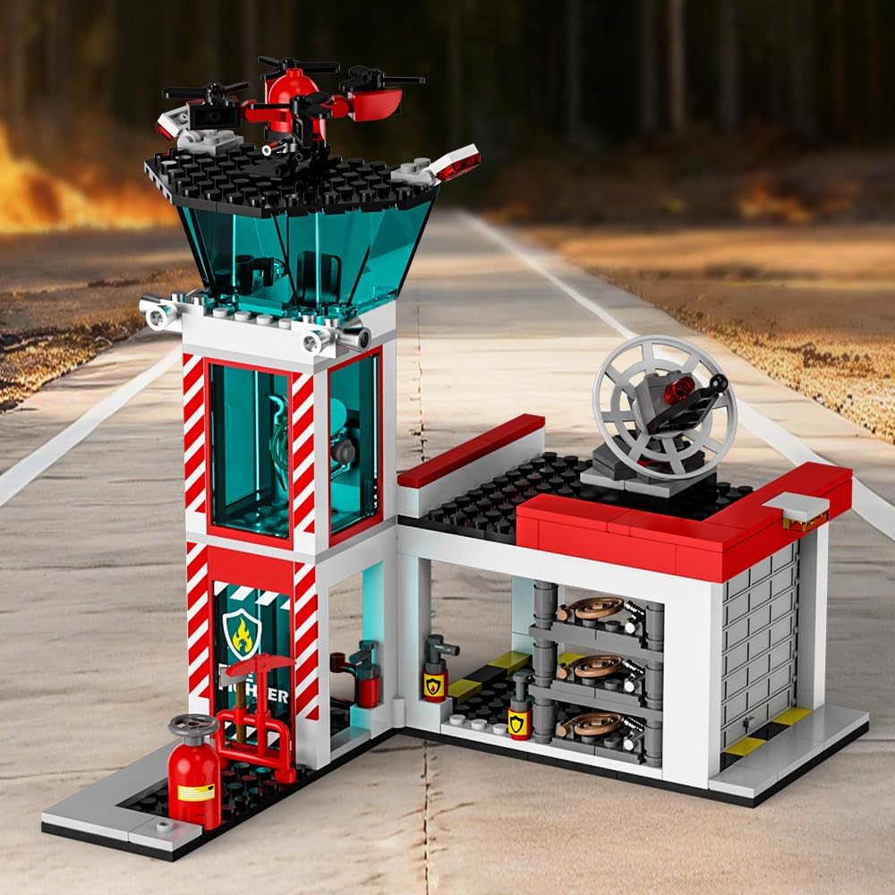 RiceBlock Juegos de Construcción de Avión de Rescate contra Incendi...