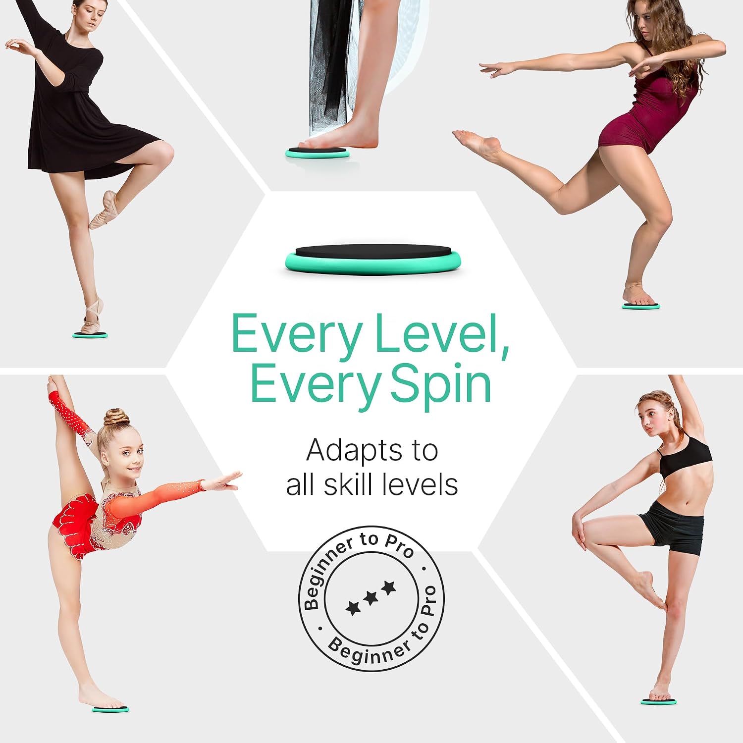 Tablas giratorias prémium para bailarines \u2013 Mejora los giros,...