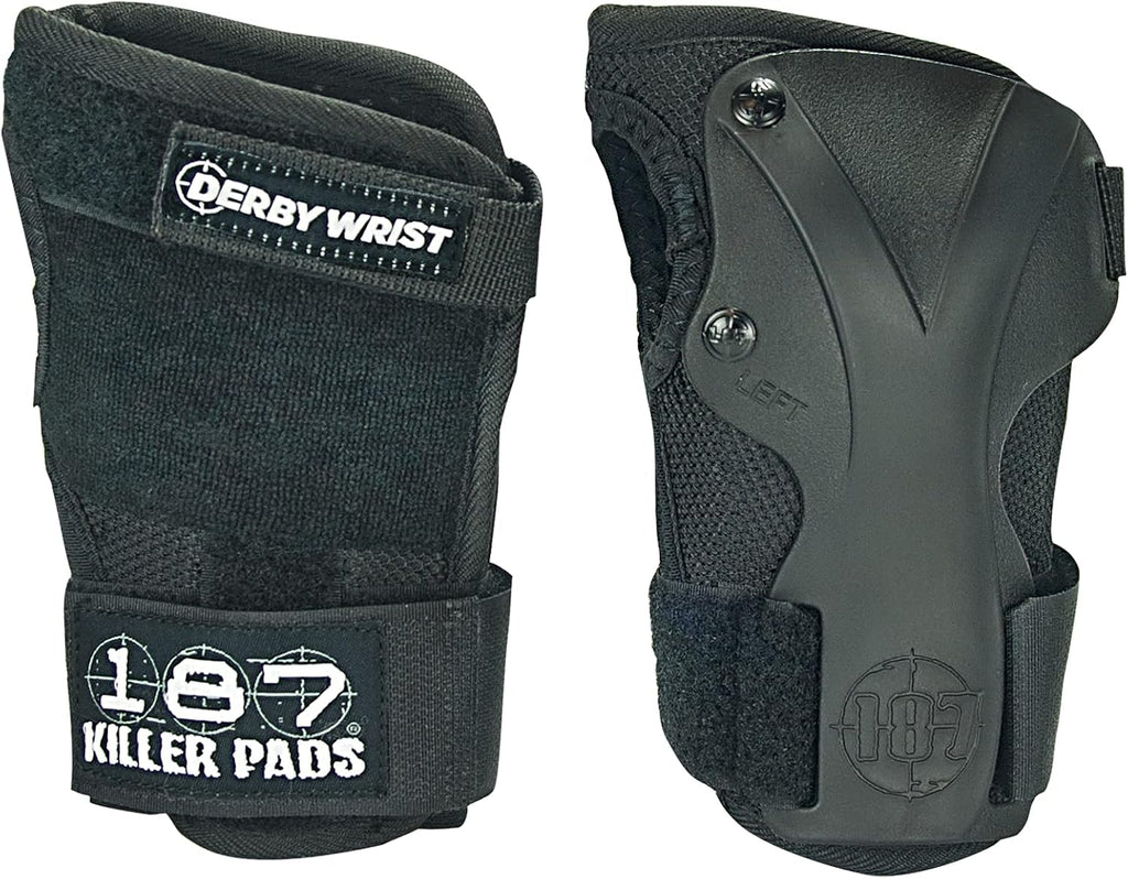 187 Killer Pads Protectores de muñeca Derby \u2013 Protección desli...