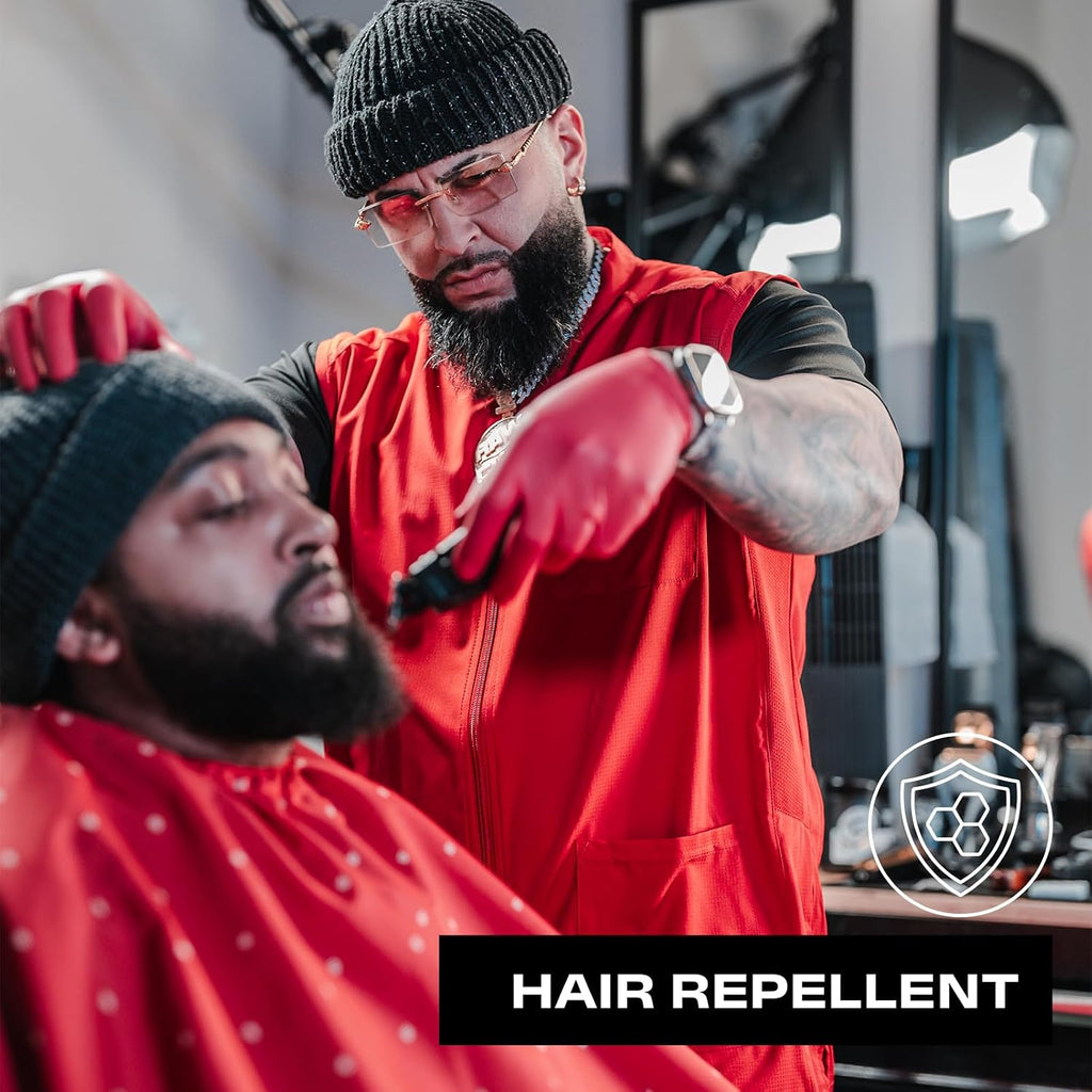 Barber Strong Chaleco de peluquero, repelente del cabello de los ho...