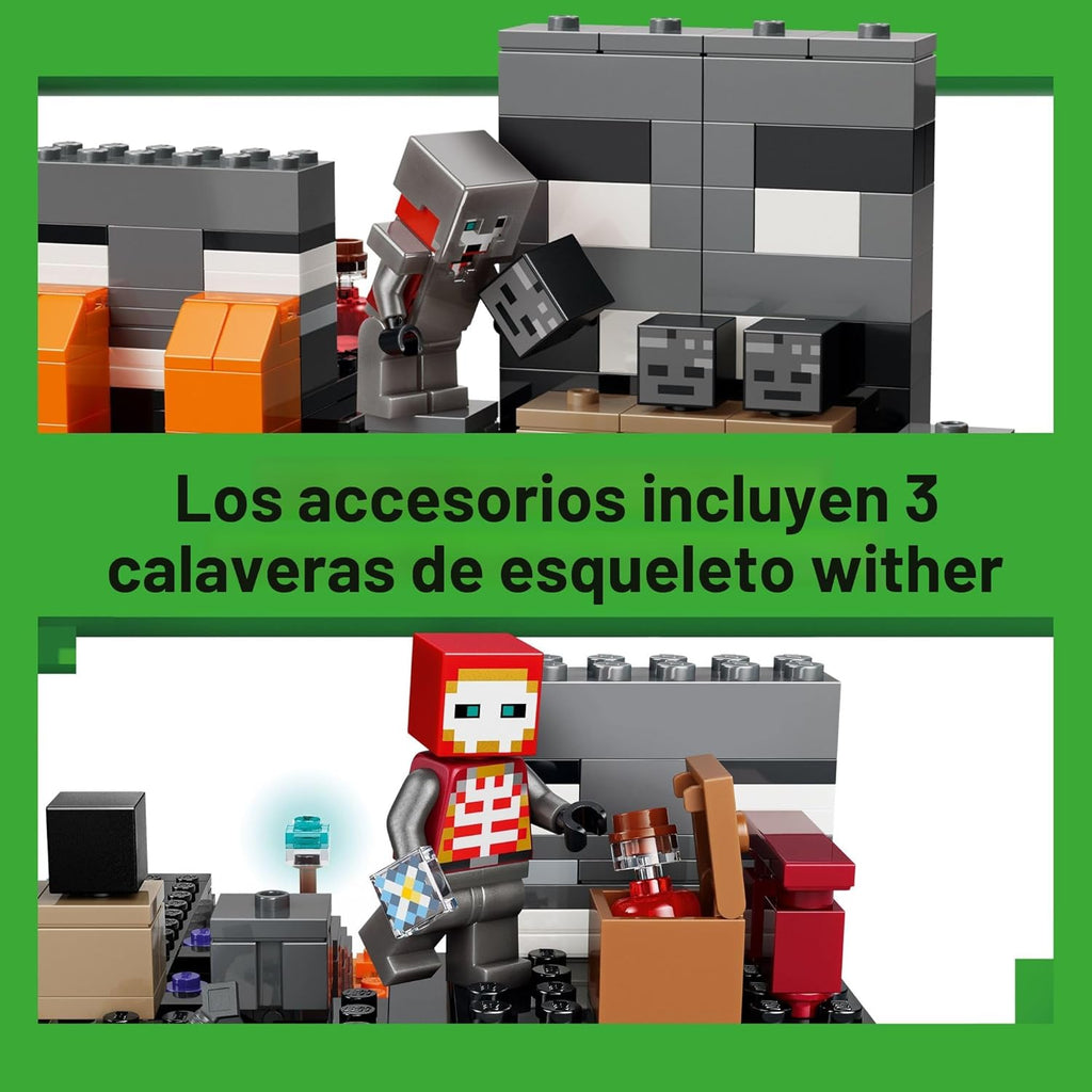 LEGO Minecraft Wither Battle Building &amp; Simulación Juguete para...