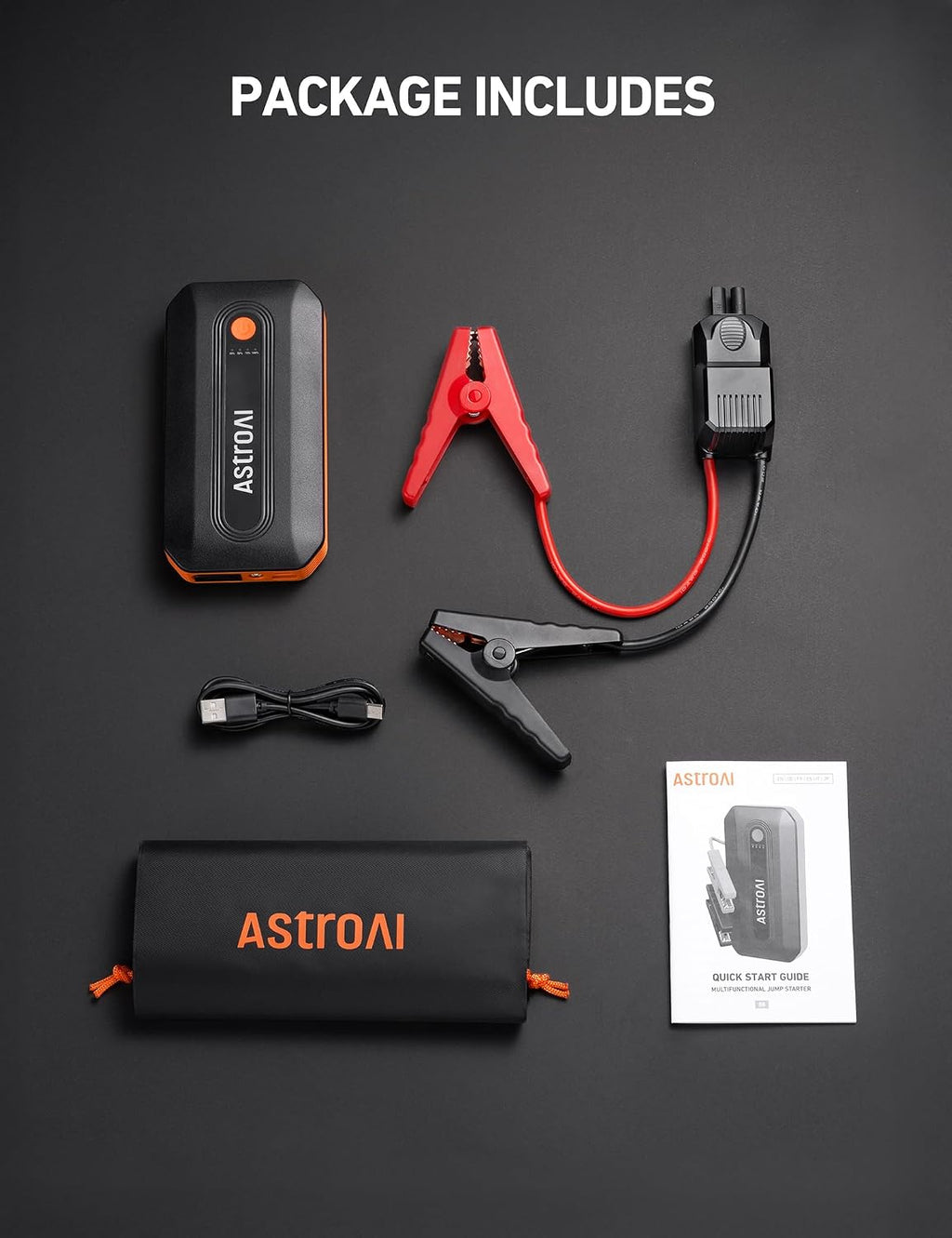 AstroAI B8 3000A - Arrancador de Batería de Coche, Paquete de Bater...