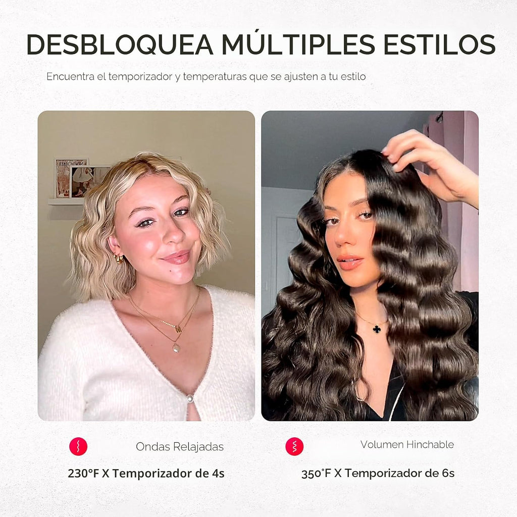 Rizador de Cabello Ondulador de TYMO ROVY - Varita Onduladora de Pl...