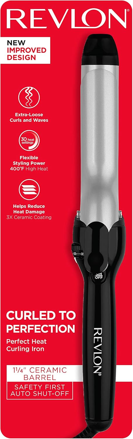 Revlon Perfect Heat Rizadora de Cerámica Triple | Para Rizos Suaves...