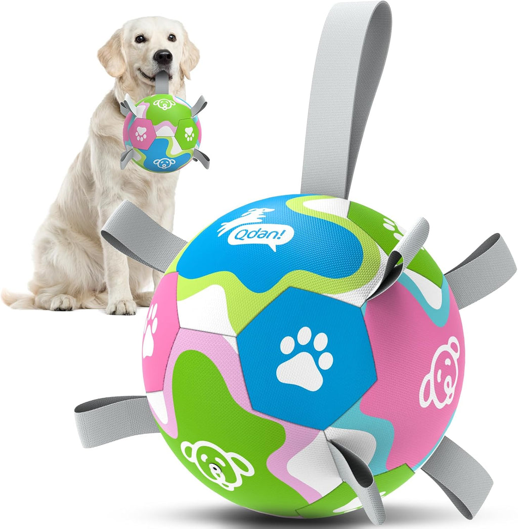 QDAN Juguetes para perros de 6 pulgadas, bolas duraderas para perro...