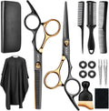 AULikY Juego de tijeras de corte de pelo, 15 piezas de tijeras prof...