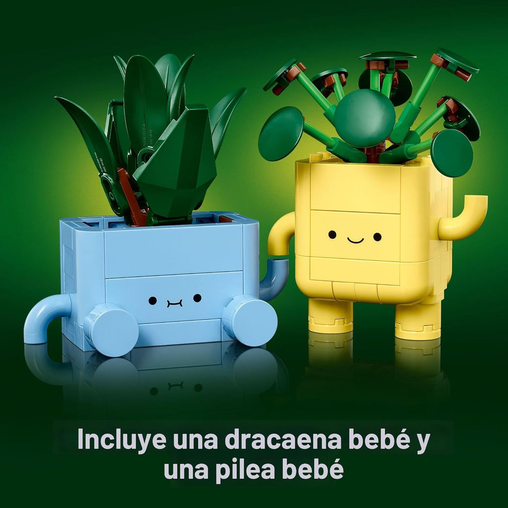LEGO Botanicals Happy Plants - Juguete de construcción para niños,...