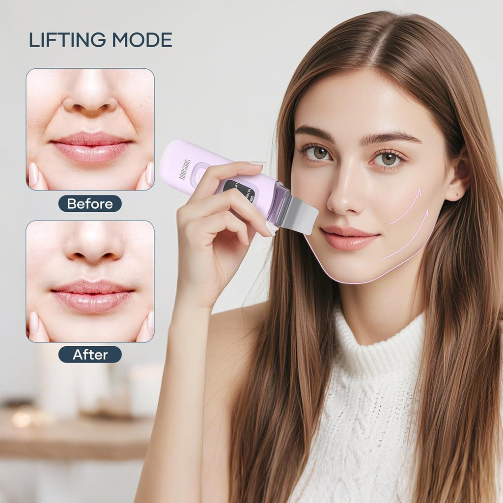 Limpiador facial 4 en 1 para el cuidado de la piel, espátula facial...