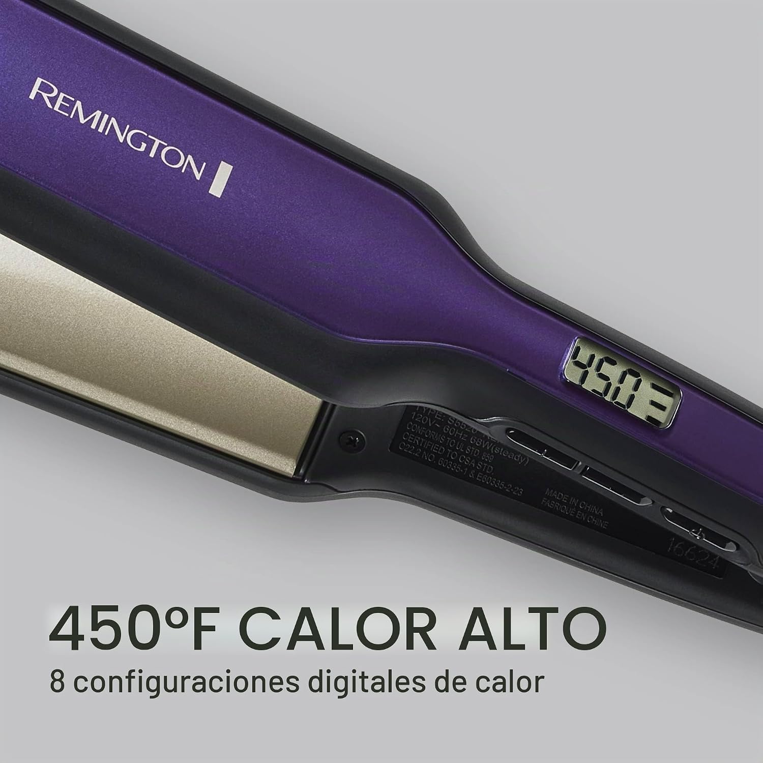Remington 1 3\/4" Plancha plana, alisador de cabello con tecnol...