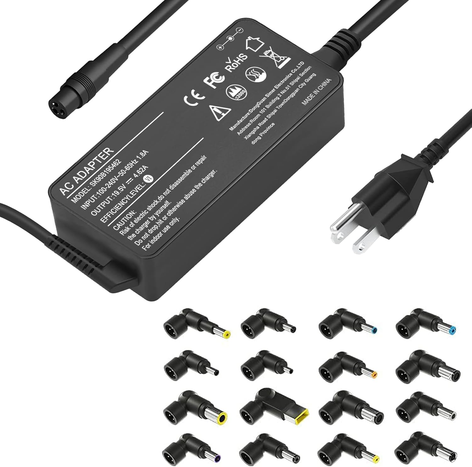 ELECBRAIN 90W Cargador de portátil adaptador AC universal compatibl...