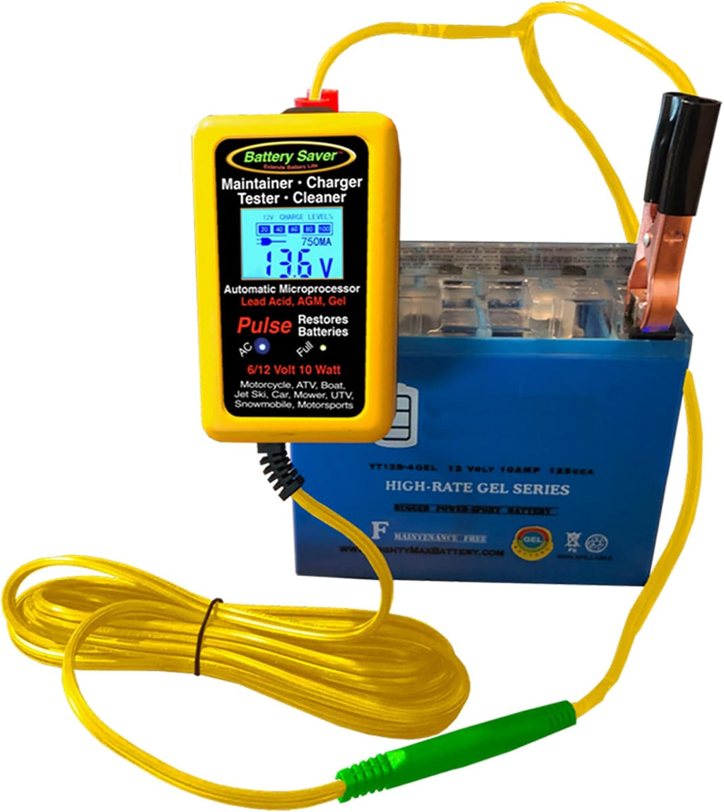 Battery Saver Mantenedor y probador de pulsos de 6V\/12V de 10 vati...