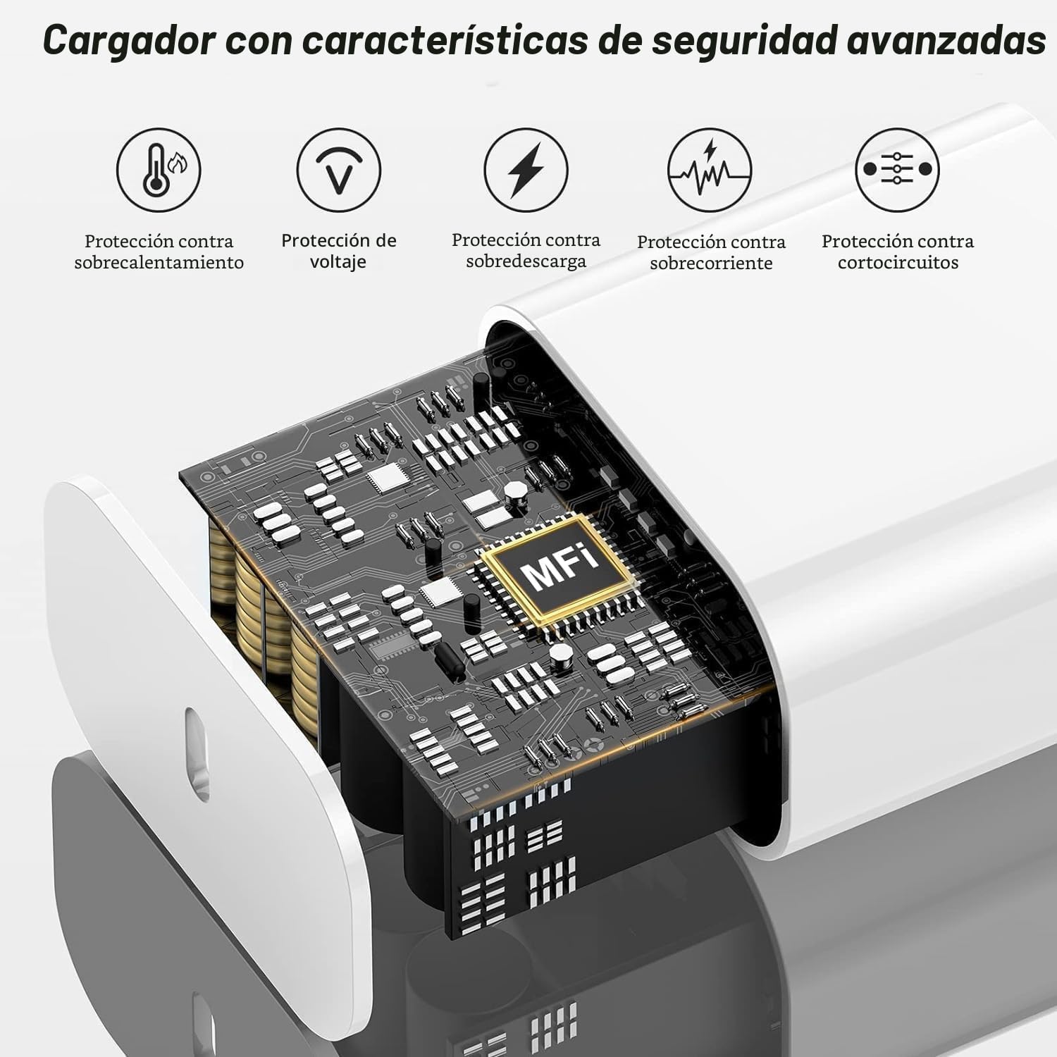 Bloque de cargador USB C rápido, paquete de 3 cables USBC a USBC de...