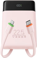VEGER Cargador portátil de carga rápida de 22.5 W, banco de energía...