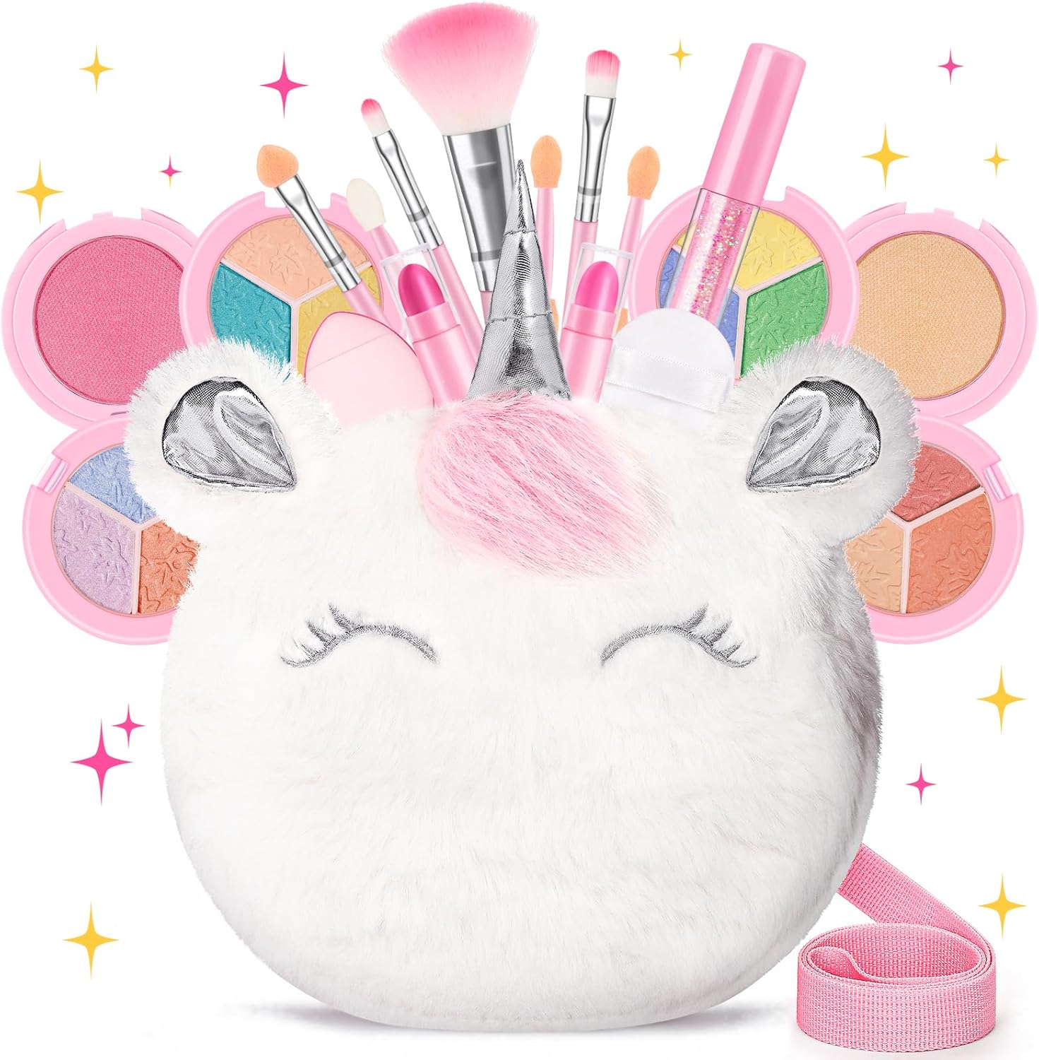 Kit de maquillaje real para niñas de 3 a 10 años: juego de juguetes...