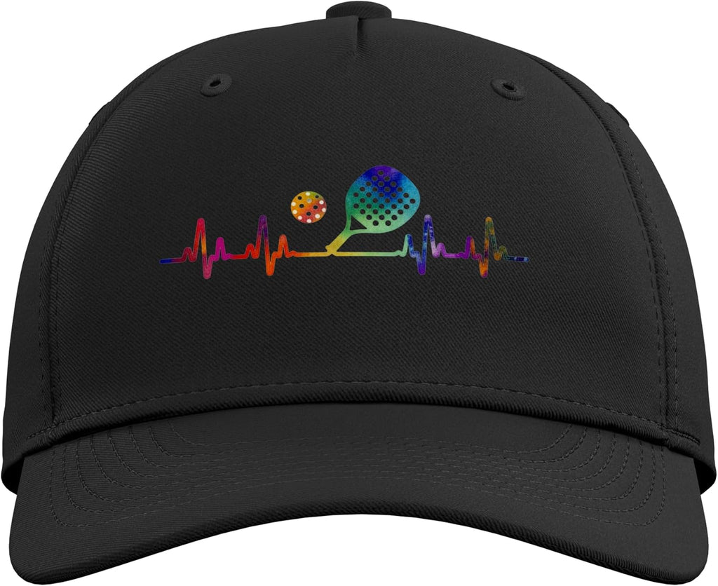 Padel Heartbeat Cool Racket Sport Player Coach Gorra de béisbol aju...
