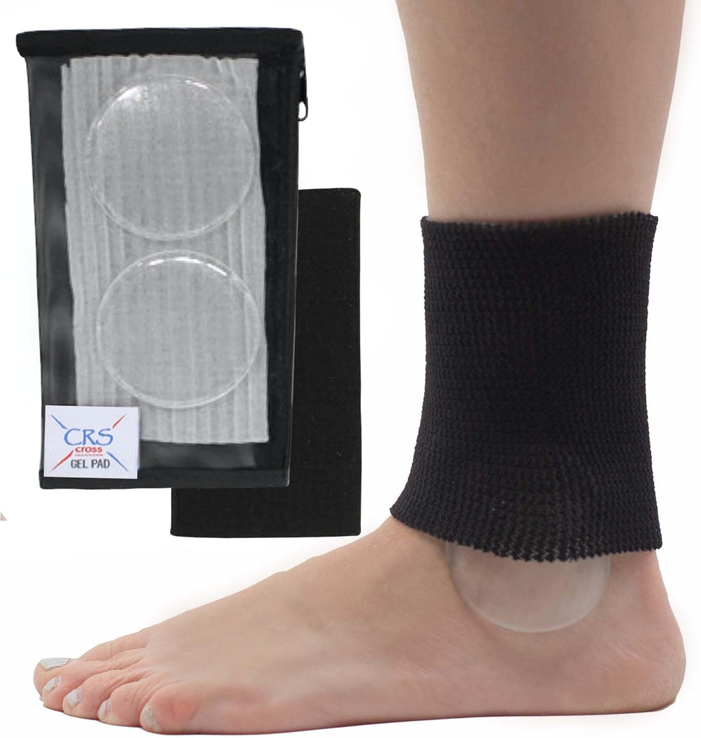 CRS Cross Mangas de gel para tobillo. Un par de calcetines acolchad...