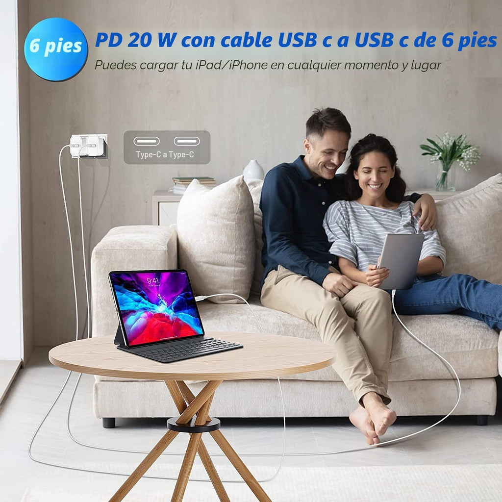 Cargador rápido para iPad, cargador de iPad de carga rápida, paquet...