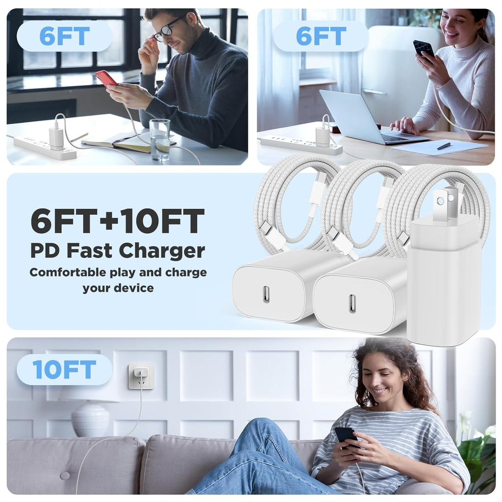Hzevn Cargador de carga súper rápida USB C de 25 W para teléfono Sa...
