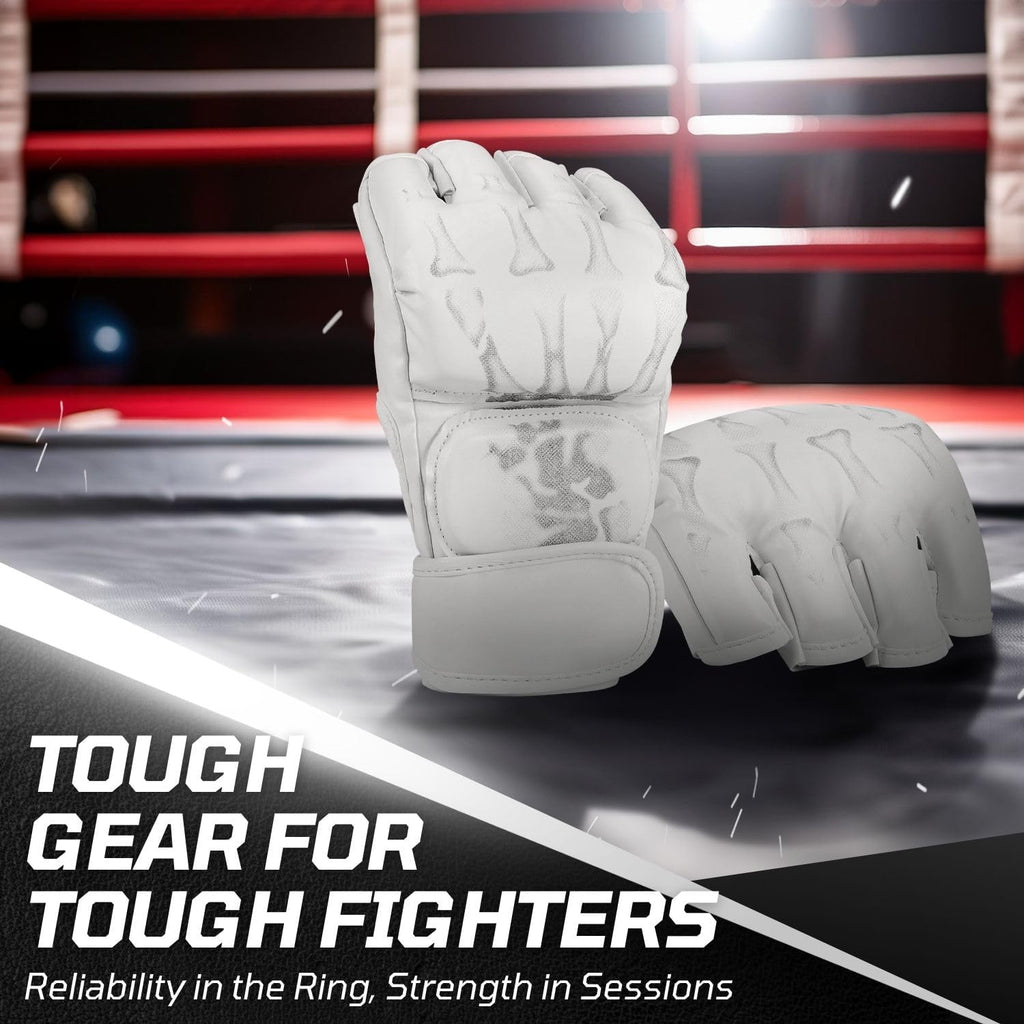 Flexzion, guantes de boxeo con dedos descubiertos - Grappling, MMA,...