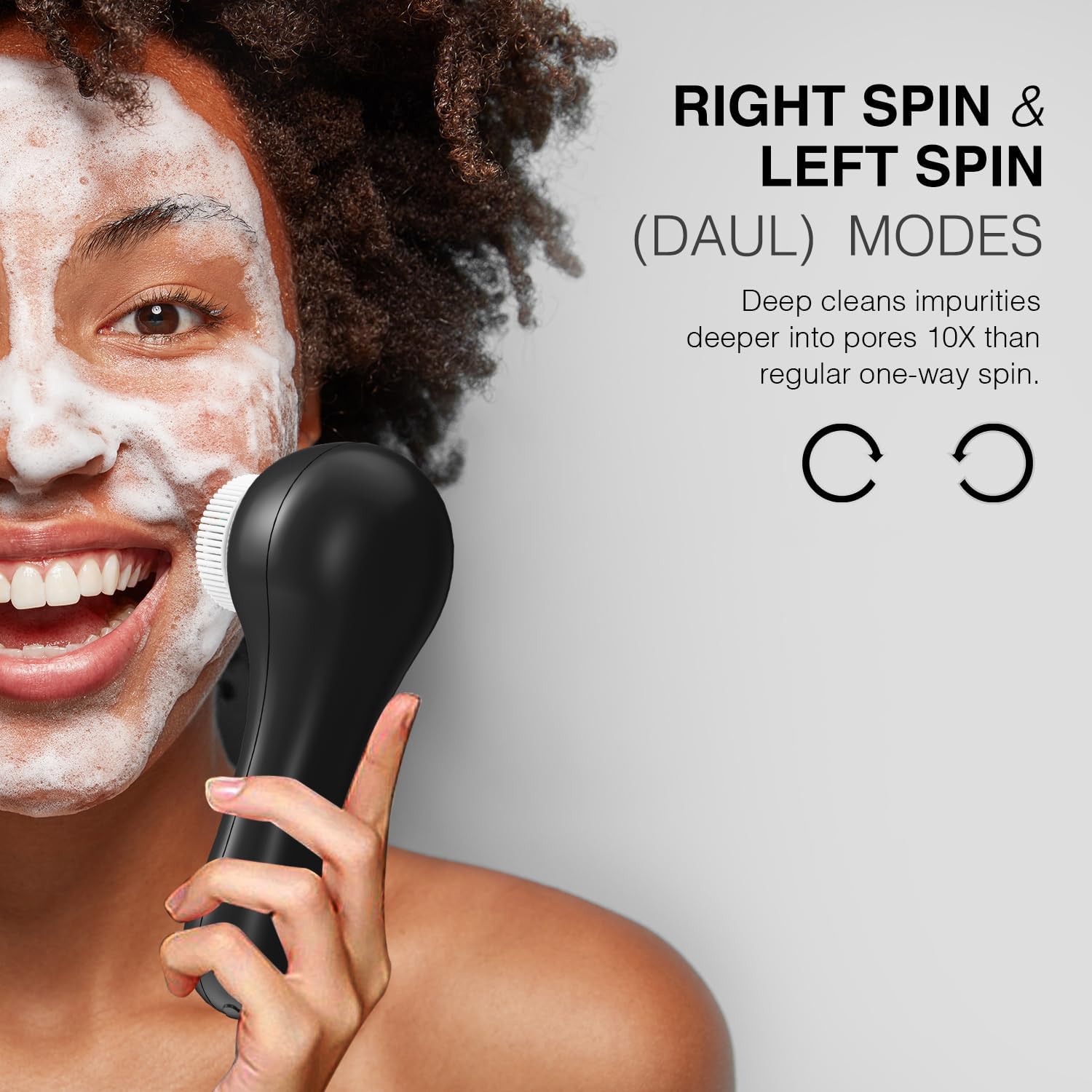 UMICKOO Exfoliante facial, cepillo de limpieza facial recargable co...